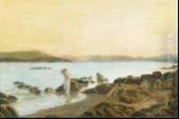 Vue Sur La Place-rocheuse, France (nude Bathing) - view 1