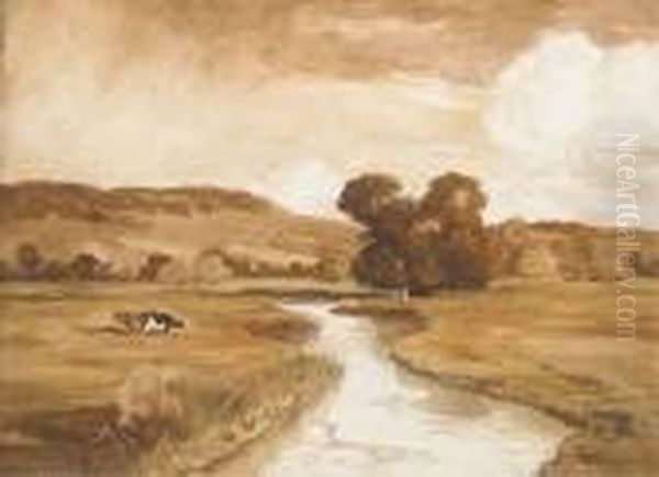 Paysage Avec Un Ruisseau - view 1
