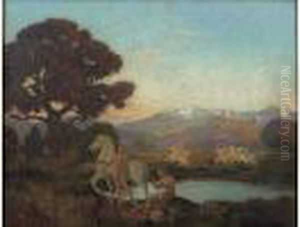 Scene Mythologique, L'ge D'or - view 1