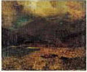 Paysage D'italie, Impression D'automne by Emile Rene Menard