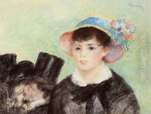 Young Woman in a Straw Hat Young Woman in a Straw Hat