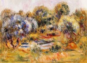 Cagnes Landscape6 by Pierre Auguste Renoir