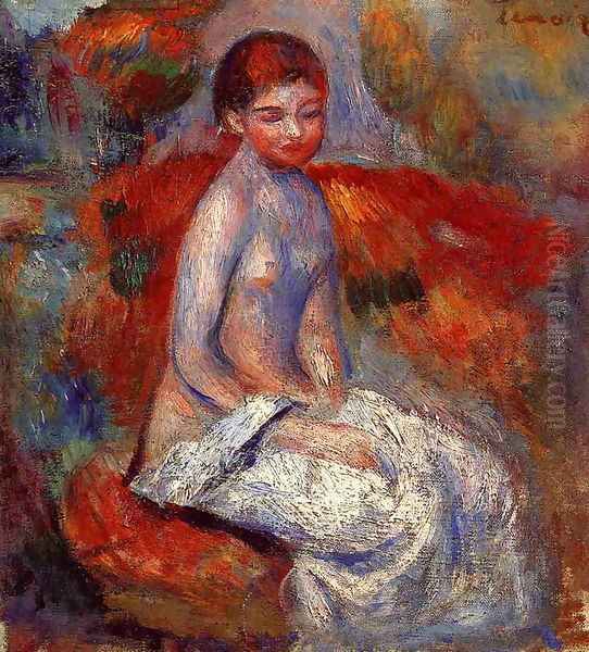 Nude Seated In A Landscape - view 1