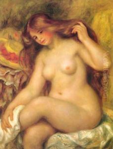 Bather with Blonde Hair by Pierre Auguste Renoir