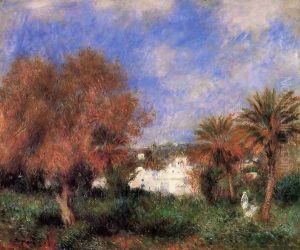 The Garden Of Essai In Algiers by Pierre Auguste Renoir