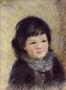 Portrait Of A Child by Pierre Auguste Renoir