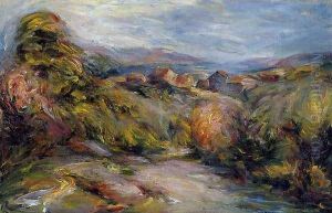 The Hills Of Cagnes by Pierre Auguste Renoir