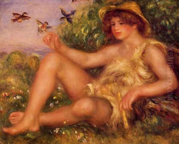 Young Shepherd In Repose Aka Alexander Thurneysson - view 1