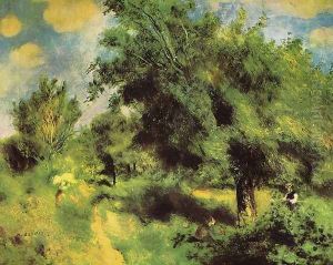 Orchard At Louveciennes The English Pear Tree by Pierre Auguste Renoir