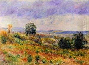 Landscape Auvers Sur Oise by Pierre Auguste Renoir