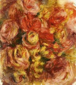 Study Of Flowers by Pierre Auguste Renoir