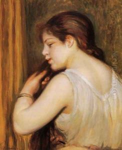 The Coiffure Aka Young Girl Combing Her Hair by Pierre Auguste Renoir