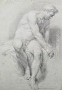 Male Nude Study by Anton Raphael Mengs