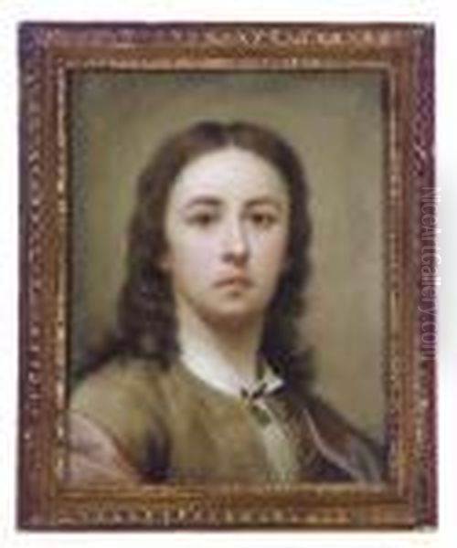 Self-portrait As A Young Man, Bust-length, In A Brown Coat - view 1