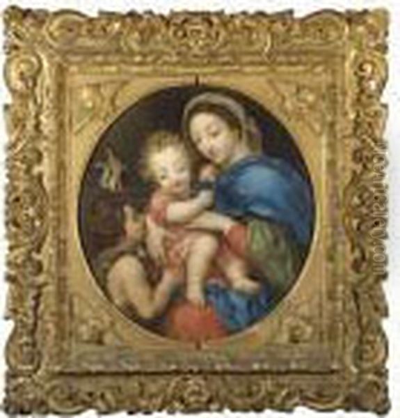 Vierge A L'enfant Avec Saint Jean-baptiste - view 1