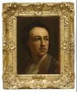 Selbstportrat. by Anton Raphael Mengs