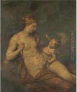 Venus And Cupid by Anton Raphael Mengs