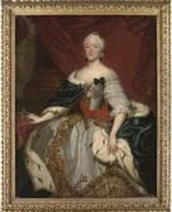 Portrait Of Princess Maria Antonia Walpurgis Symphorosa Von Bayern by Anton Raphael Mengs