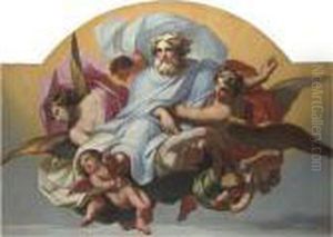 God The Father With Angels And Cherubs
