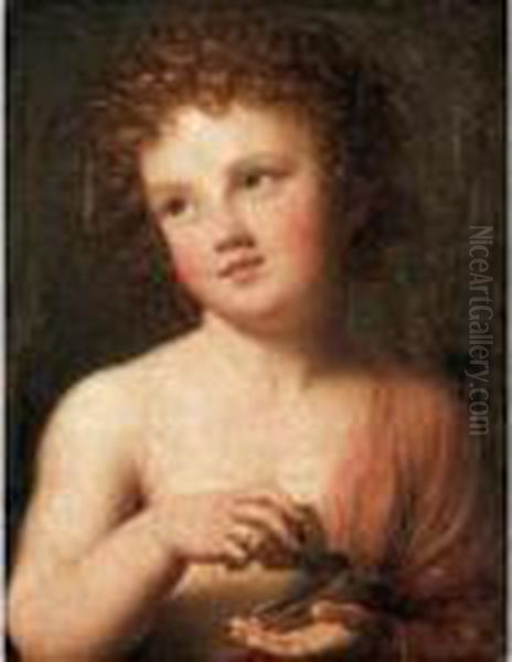 The Christ Child Holding A Butterfly - view 1