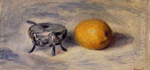 Sugar Bowl And Lemon by Pierre Auguste Renoir