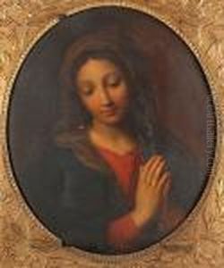 The Madonna At Prayer by Anton Raphael Mengs