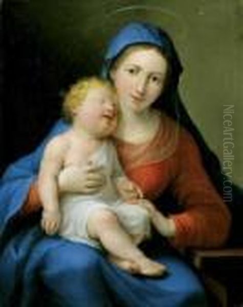 Madonna Mit Schlafendem Kind. - view 1