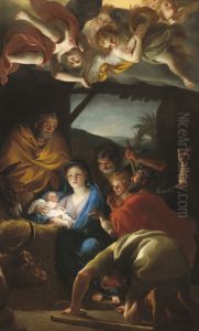 The Adoration Of The Shepherds by Anton Raphael Mengs