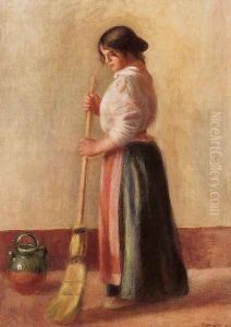 Sweeper by Pierre Auguste Renoir