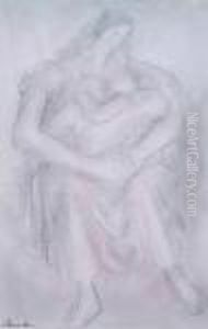 Mother And Child by Bernard Meninsky