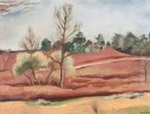 Autumnal Landscape by Bernard Meninsky
