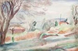 Continental Landscape by Bernard Meninsky