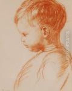 Portrait Of Phillip Meninsky by Bernard Meninsky