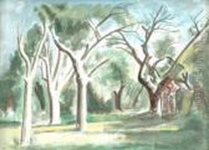 Cookham Dene by Bernard Meninsky