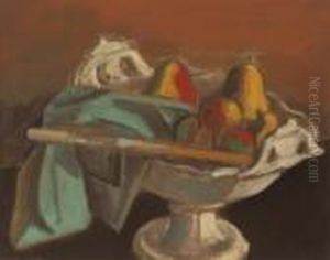 Still Life With Fruit by Bernard Meninsky