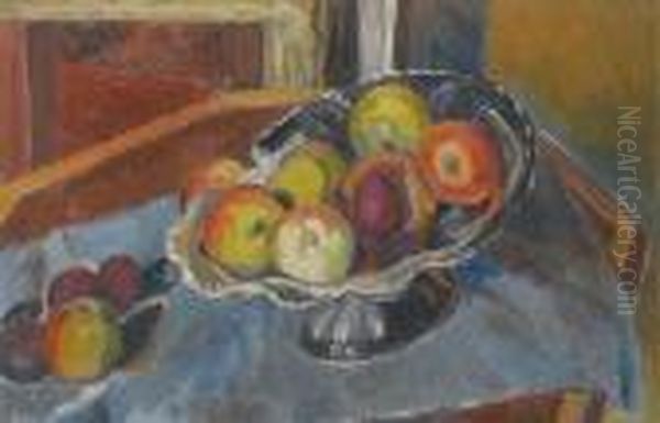 Still Life Of Apples - view 1