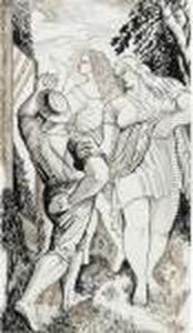 Three Figures Dancing