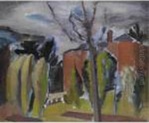 Surrey Landscape by Bernard Meninsky
