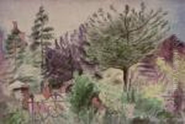 Trees In A Garden - view 1