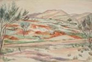 Spanish Landscape by Bernard Meninsky