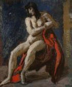 Seated Nude by Bernard Meninsky