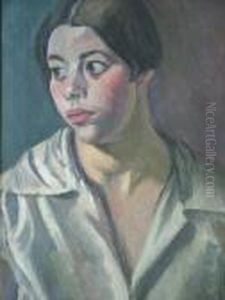 Portrait Of A Young Woman, Quarter-length Turned To The Right, Circa 1923