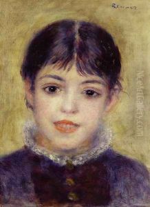 Smiling Young Girl by Pierre Auguste Renoir