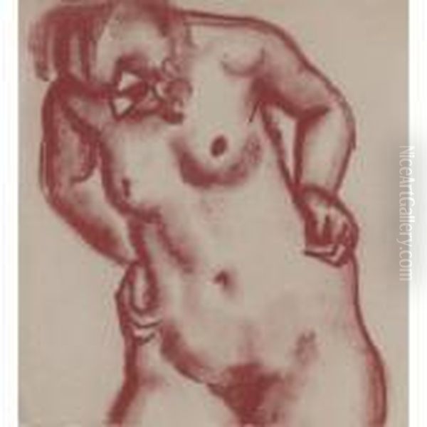 Leaning Nude - view 1
