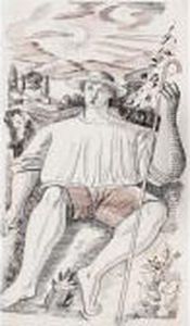Seated Shepherd by Bernard Meninsky