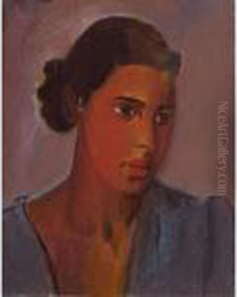 Girl In Blue - view 1