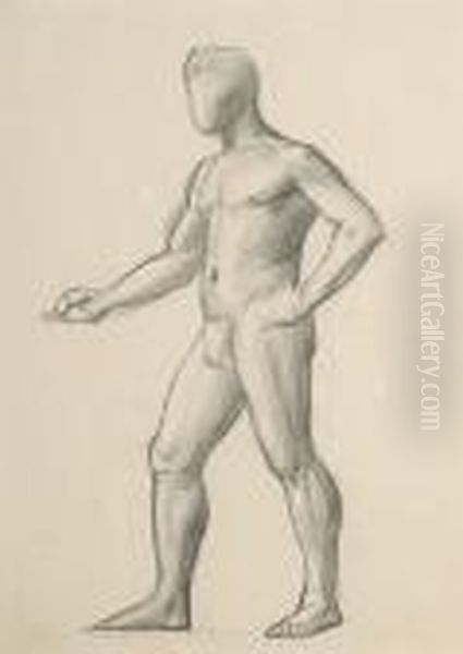 Male Figure Study; Female Figure Study - view 1