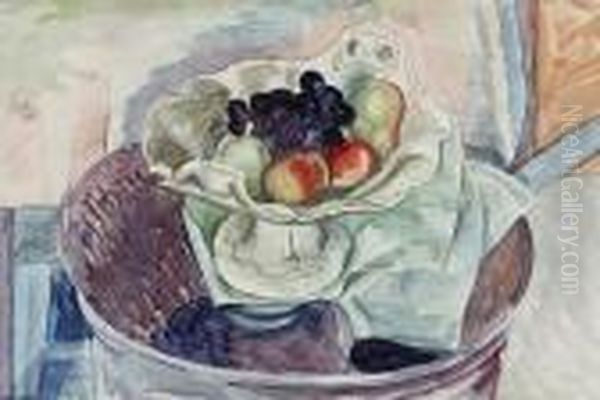 Still Life With Black Grapes - view 1