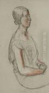 Study Of A Seated Lady