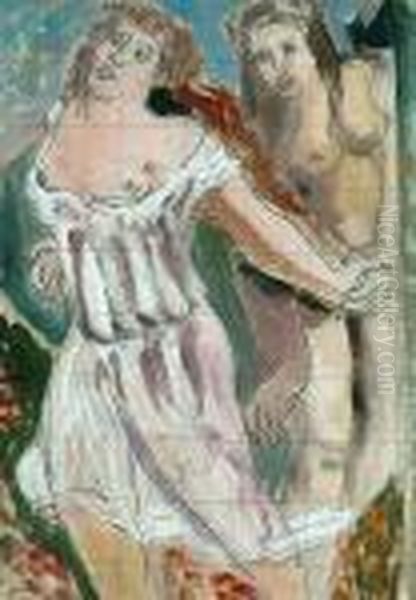 Two Women In A Landscape - view 1